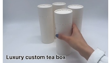 Customized paper tube tea box