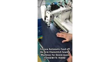 Automatic Feed off the Arm Chainstitch Machine for Denim Jeans