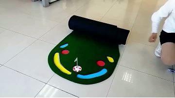 Par 3 Golf Putting Green Mat-Indoor & Garden Using- Putting Practice- Golf Training Accessories
