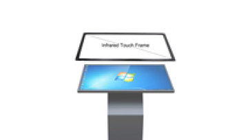 Factory directly sale high precision 80 inch infrared touch frame 40 points multi touch  IR touch frame1