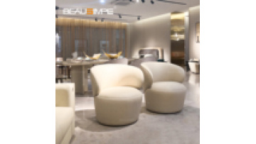 Modern light luxury high quality leather single sofa leisure chair villa hotel apartment living room bedroom furniture armchair1