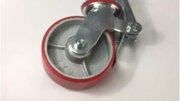 Iron Core Red PU Scaffolding Caster