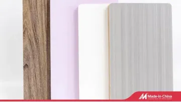 Fabricado En China 18mm Laminated/Melamine Plywood with Wood Grain for Cabinet1