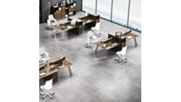 Hot Sale Cubicle  Design Fabric Table High Quality Office Low Partition Space Custom 4-6 People Office Workstation1