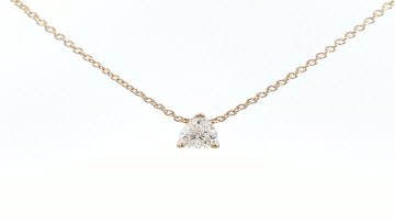 Lab Grown Diamond Necklace 18K Gold