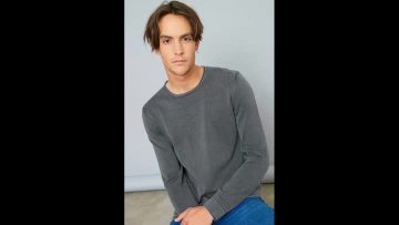Men′s Pullover Garment Dye Vintage Sweatshirts Top1