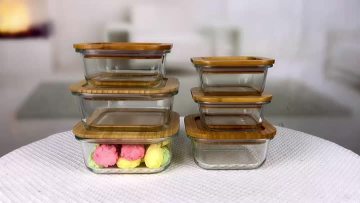 glass food storage container