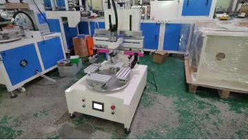 ST-50D- tabletop rotary screen printing machine for sock