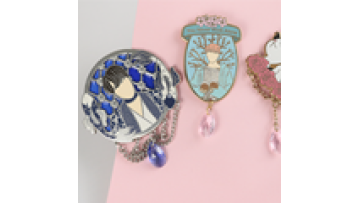 Kpop Enamel Pins Cheap Custom logo Soft Enamel Fashion Lapel Pin Brooch Hard Brooch Metal Badge Enamel Pin1