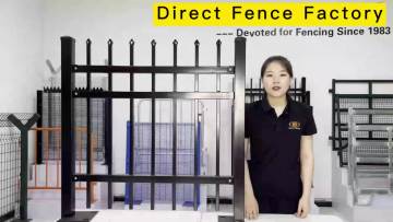 used wrought iron fence,garden iron fence1