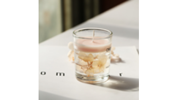 Custom Wax Aromatherapy Preserved Flower Dried Flowers Candle1