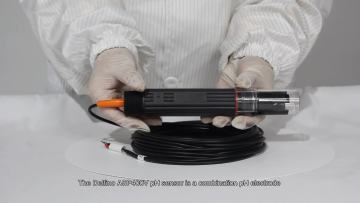 PPS Plastic Industrial pH Electrode Online pH Sensor With Fast Response1