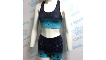 cheer sport bra and short 