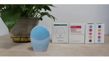 Sonic micro vibration face cleansing machine face washer silicone facial cleansing brush1