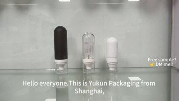 Round PET Cosmetic Lotion Pump Bottle