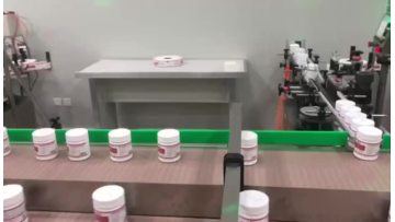 2 heads jar top filling case packer 