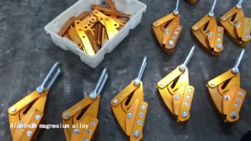 Aluminum alloy wire come along clamp conductor grip