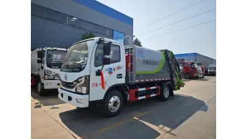 New Arrival Dongfeng 4X2 8.5cbm High-Efficiency Self-Packing Refuse Truck1