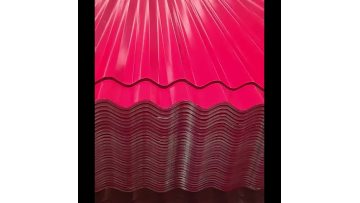 Color coated corrugated steel plate
