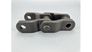 Heavy duty curved chain