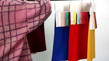 China cheap double knit polyester korean moss crepe doris spandex crepe fabric1