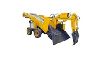 Underground Mining Wheel Conveyor Mucking Loader for Sale1