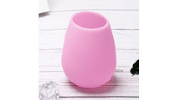 Flexible  Reusable Silicone Wine Glass Tumbler Cup for drinking whisky wine1