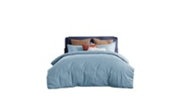 Wholesale Modern Simplicity Elegant Beige White Plain Microfiber Soft Hotel Duvet Cover Sets Bedroom Plain Bedding Set1