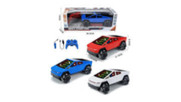 2.4GHz 9CH 360 Stunt RC Car - Cybertruck with Lights1