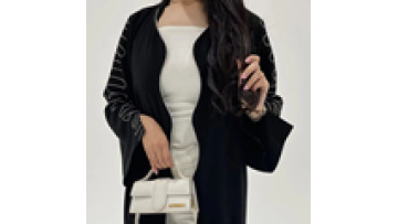 New Arrival Embroidery Open Abaya Embroidery Daily Casual Long Robe Muslim Clothing Arabic Abaya Cardigan1