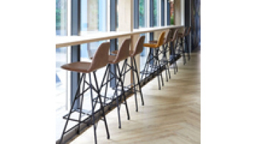 coffee house  free sample household ironwork  Leather cushion home  bar dining kitchen  restaurant high bar chair1