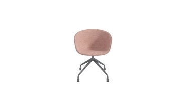 Home Office White Grey Yellow Black Padded Swivel Chair with Wheels