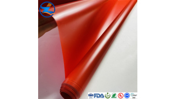 High quality customizable red PVC filmm