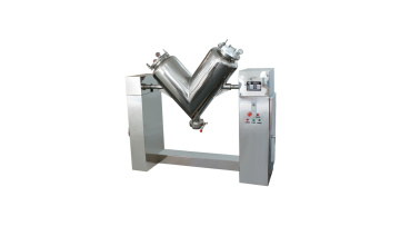 V mixer for dry powder