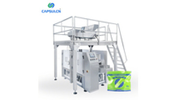 SF8-200C High Speed Fully Automatic Preformed Pouch Rotary Multi-Function Bag Solid Granular Packaging Machine1