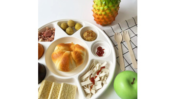 9 compartment bagasse plate