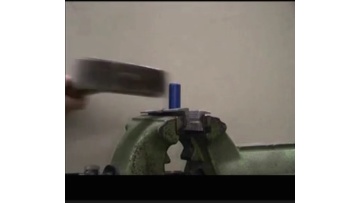 Tap video of blue nanometer ziconia ceramic