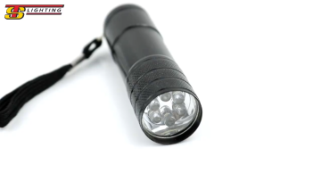 Aluminum LED Flashlight Torch Camping Light Summer Outside Torch Light 6LED Flashlight1