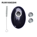 Drop Shipping wholesale Natural blue sandstone Crystal Smoking Pipe + strainer quartz stone healing Raw Stone Handlebars