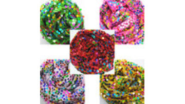 Wholesale Shiny 7MM mesh Square Sequin Fabric for Dancewear1
