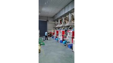 Dog poop bags rolls on production