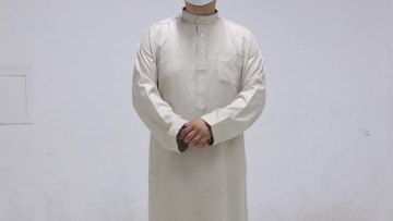 Al Haramain Latest Design Muslim Saudi Kurta Custom Kaftan Loose Abaya Dress Ethnic Thobe Islamic Clothing For Adult1