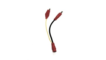 DC 5.5x2.5mm Male Female with Red Alligator Clip Power Test Cable