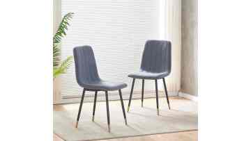 BR-24A14 Ergonomic Fabric Dining Chair for Modern Homes