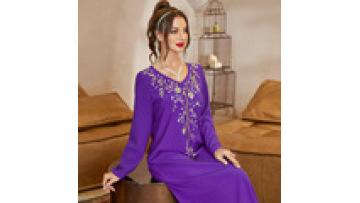 Abaya Dubai Turkey Muslim Dress Middle East Heavy Industry Hand-stitched Diamond Abaya Maxi Dresses1