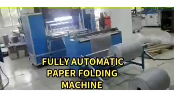 Best selling slitting-marking-six generations paper folding machine air conditioning  filter element folding machine1