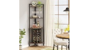 Custom Free sample modern Style iron work Living Room supermarket bar Wall Mounted Display storage Cabinet wine  rack1