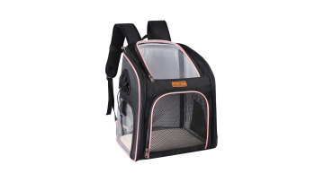 Factory Outlet Portable Transparent PVC Pet Bag Large Capacity Oxford Breathable Puppy Cat Pet Backpack1