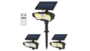 2022 New Arrival Two Installation Ways Outdoor IP65 Waterproof Split Solar Garden Landscape Spot Light With Motion Sensor1