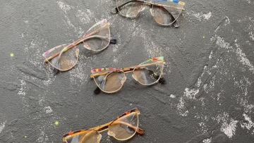 2022 New Arrival shining metal optical glasses frame
